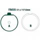 EBC FA035R Klocki ham Suzuki GS 400 / 750