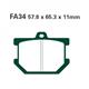 EBC FA034 Klocki ham Yamaha XS , XJ , SR