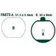 EBC FA073 FA73 Klocki ham Kawasaki Z 250 - 1000 '79-83