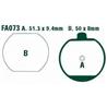 EBC FA073 FA73 Klocki ham Kawasaki Z 250 - 1000 '79-83