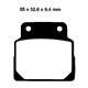 EBC FA122 Klocki ham Honda CB 400 N '85