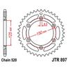 Zębatka tył 50z 520 stalowa do KTM