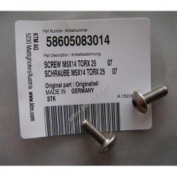 KTM Śruba spec torx 25, M5x14