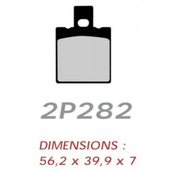 NISSIN Klocki hamulcowe 2P282NS Aprilia RS Moto Guzzi V35 V50 V75 Laverda
