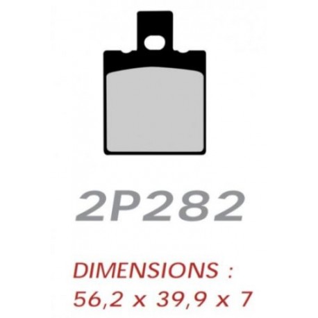 NISSIN Klocki hamulcowe 2P282NS Aprilia RS Moto Guzzi V35 V50 V75 Laverda